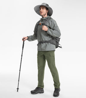Pantalones Cargo de Senderismo para Hombre Resistente al Agua de Secado Rápido - HikerFlex M033