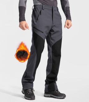 Pantaloni pentru bărbați de schi pe zăpadă căptușiți cu fleece - SnowVenture M055
