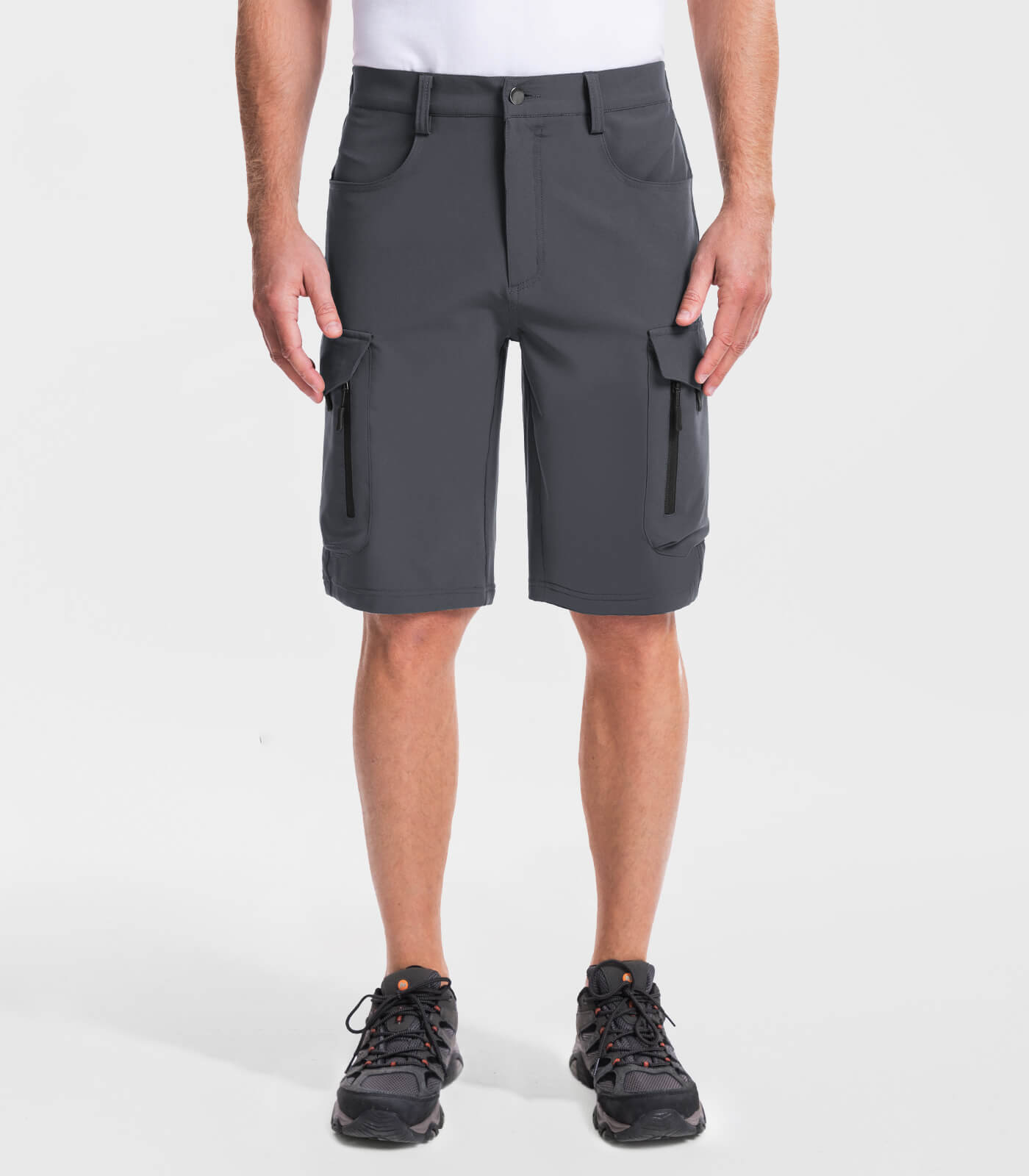 Herren Wander-Cargoshorts mit 7 Taschen, schnelltrocknend, lässig - TrailPioneer M025