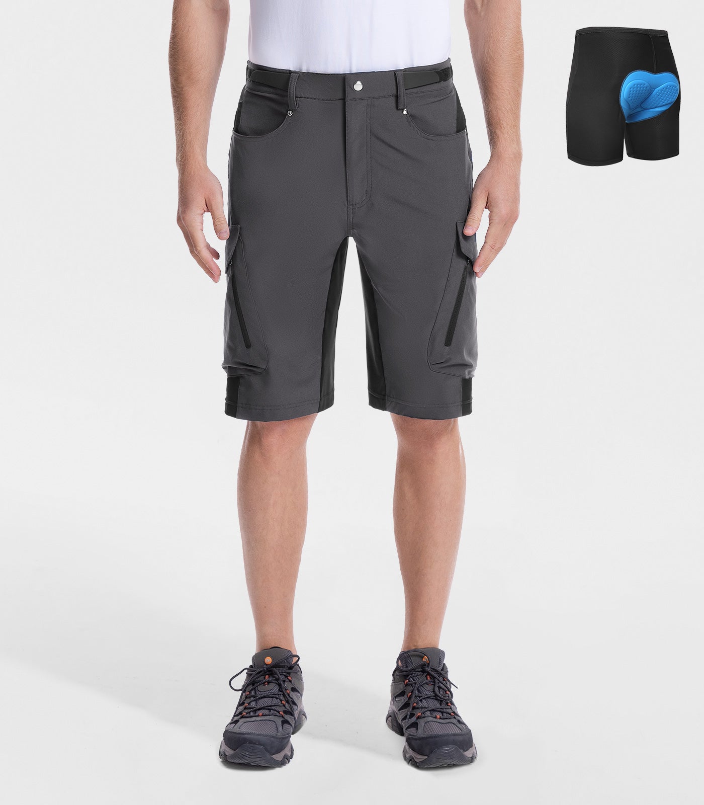 Pantalones cortos holgados para bicicleta de montaña para hombre, de secado rápido y ligero - CycleAir M006
