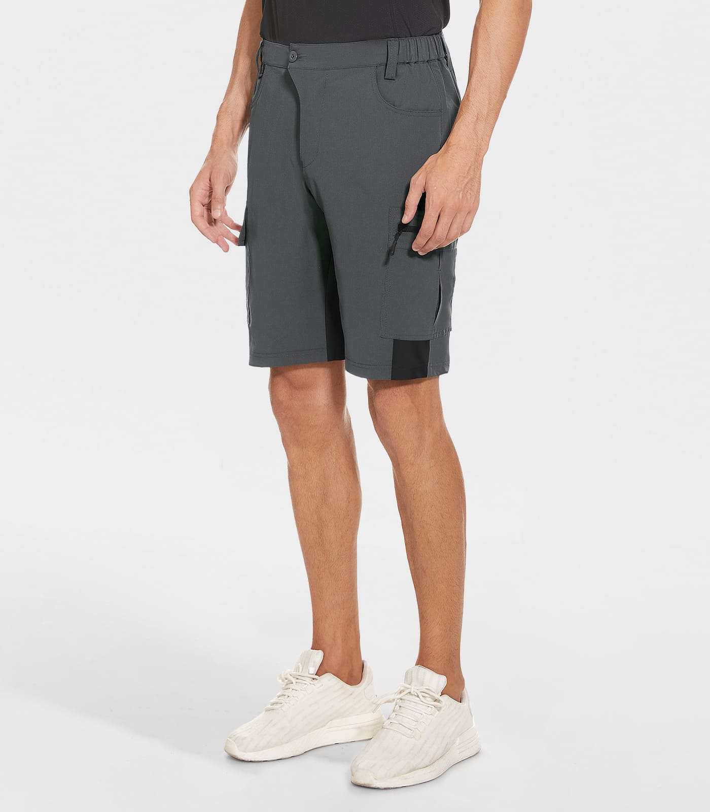 Pantaloncini da trekking cargo da uomo con 5 tasche asciugatura rapida - TrailPioneer M013