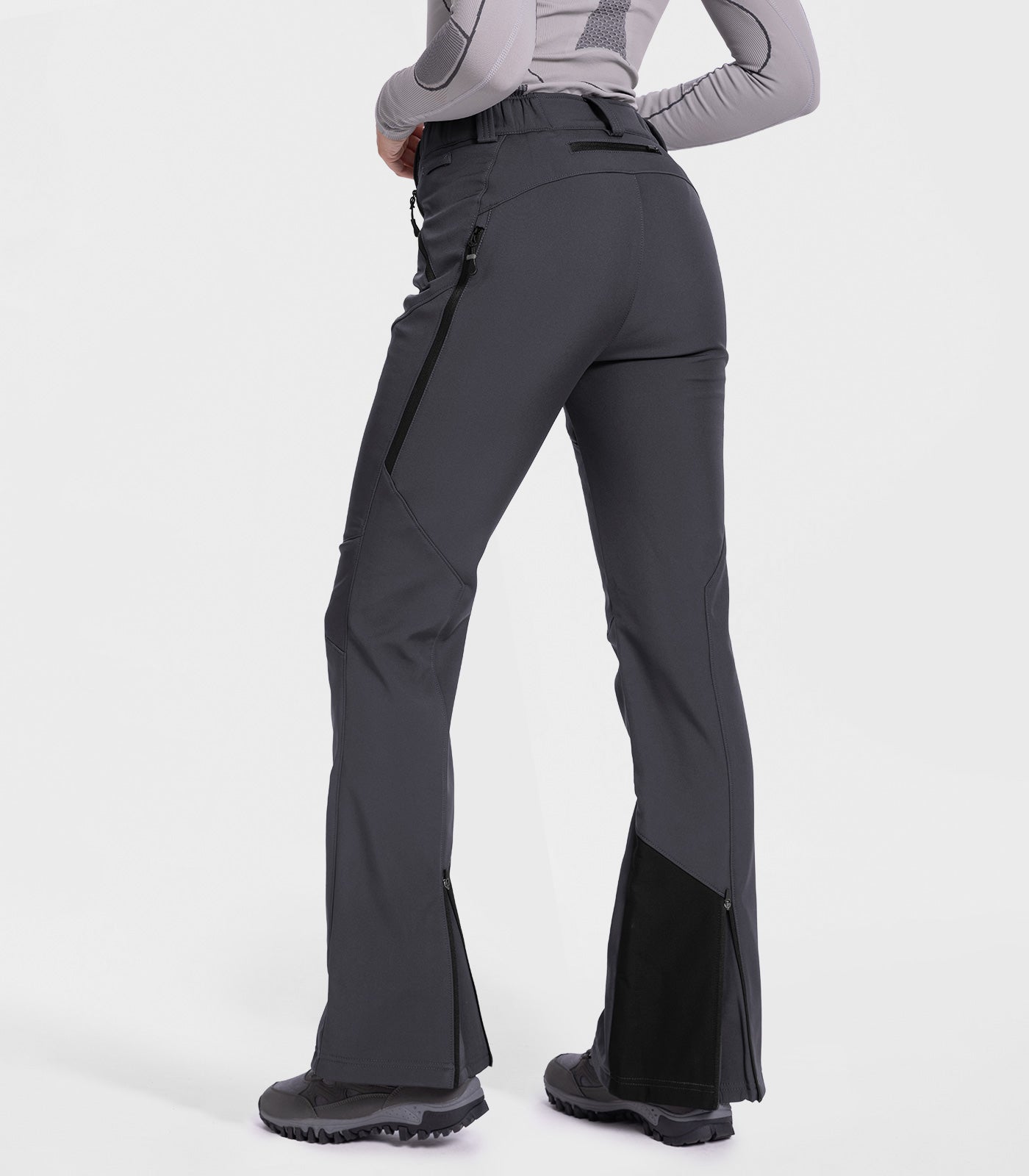 Pantaloni da sci da donna foderati in pile - SnowVenture W048