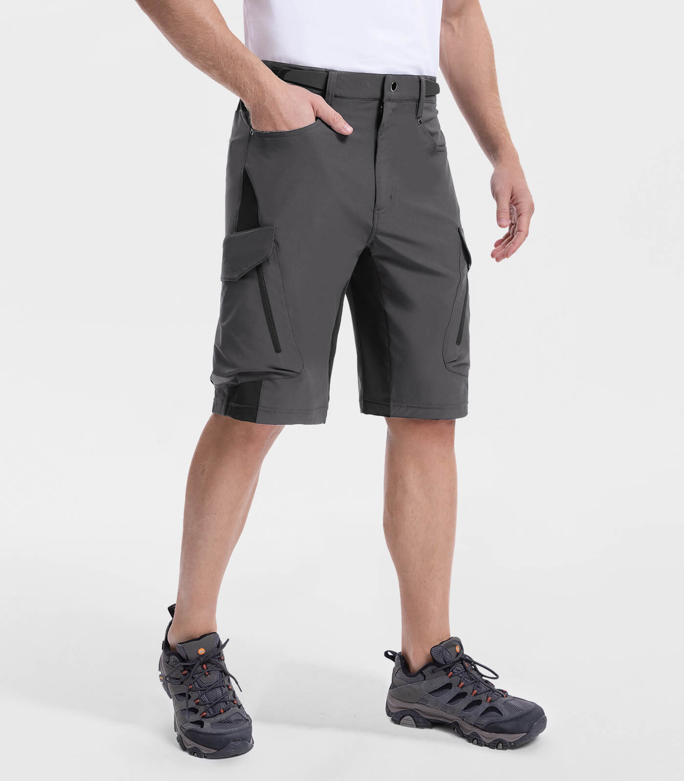 Pantalones cortos holgados para bicicleta de montaña para hombre, de secado rápido y ligero - CycleAir M006