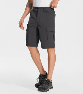 Pantaloni scurți cargo pentru drumeții bărbați - TrailPioneer M043