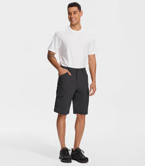 Pantaloni scurți cargo pentru drumeții bărbați - TrailPioneer M043