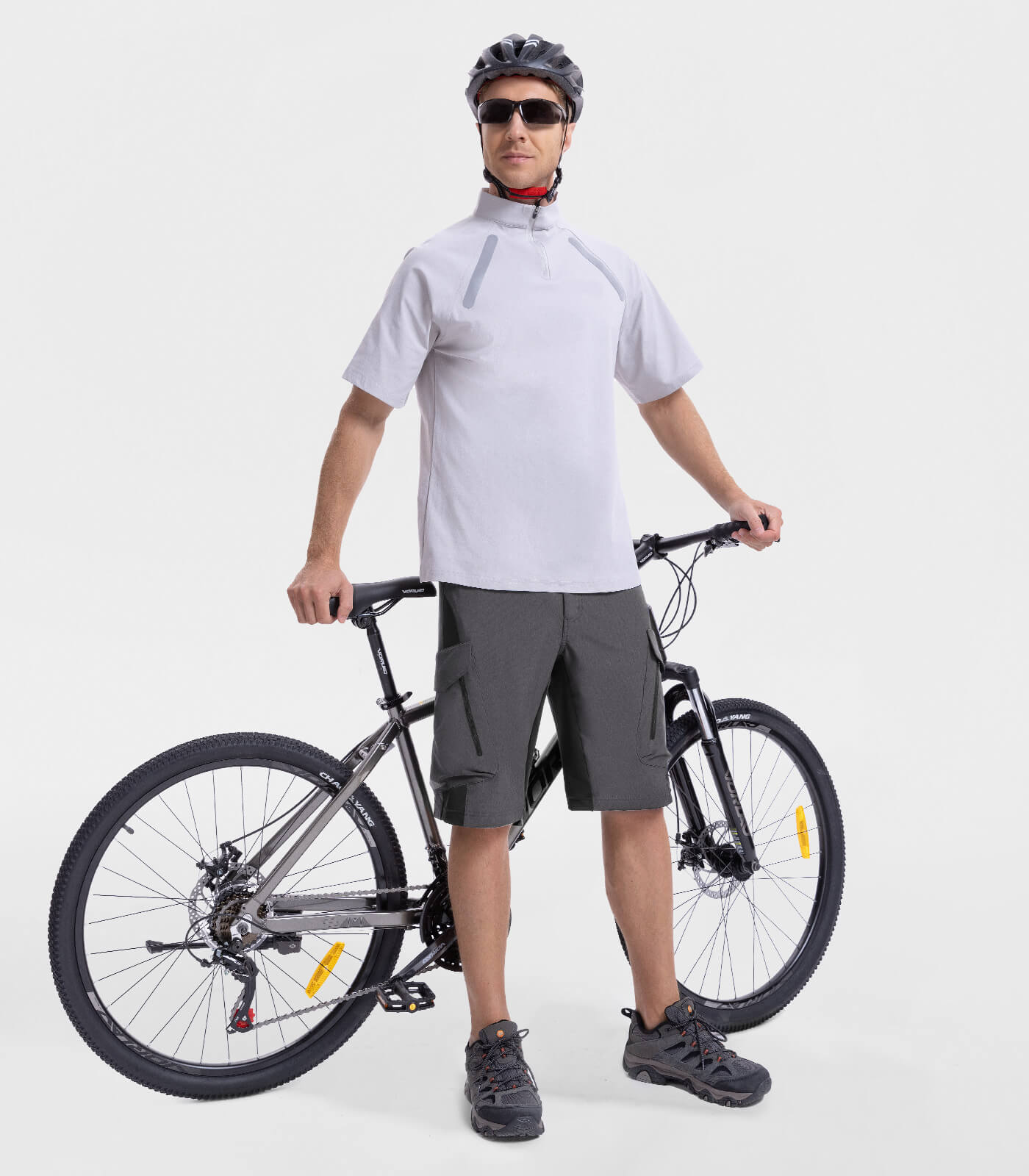 Pantalones cortos holgados para bicicleta de montaña para hombre, de secado rápido y ligero - CycleAir M006