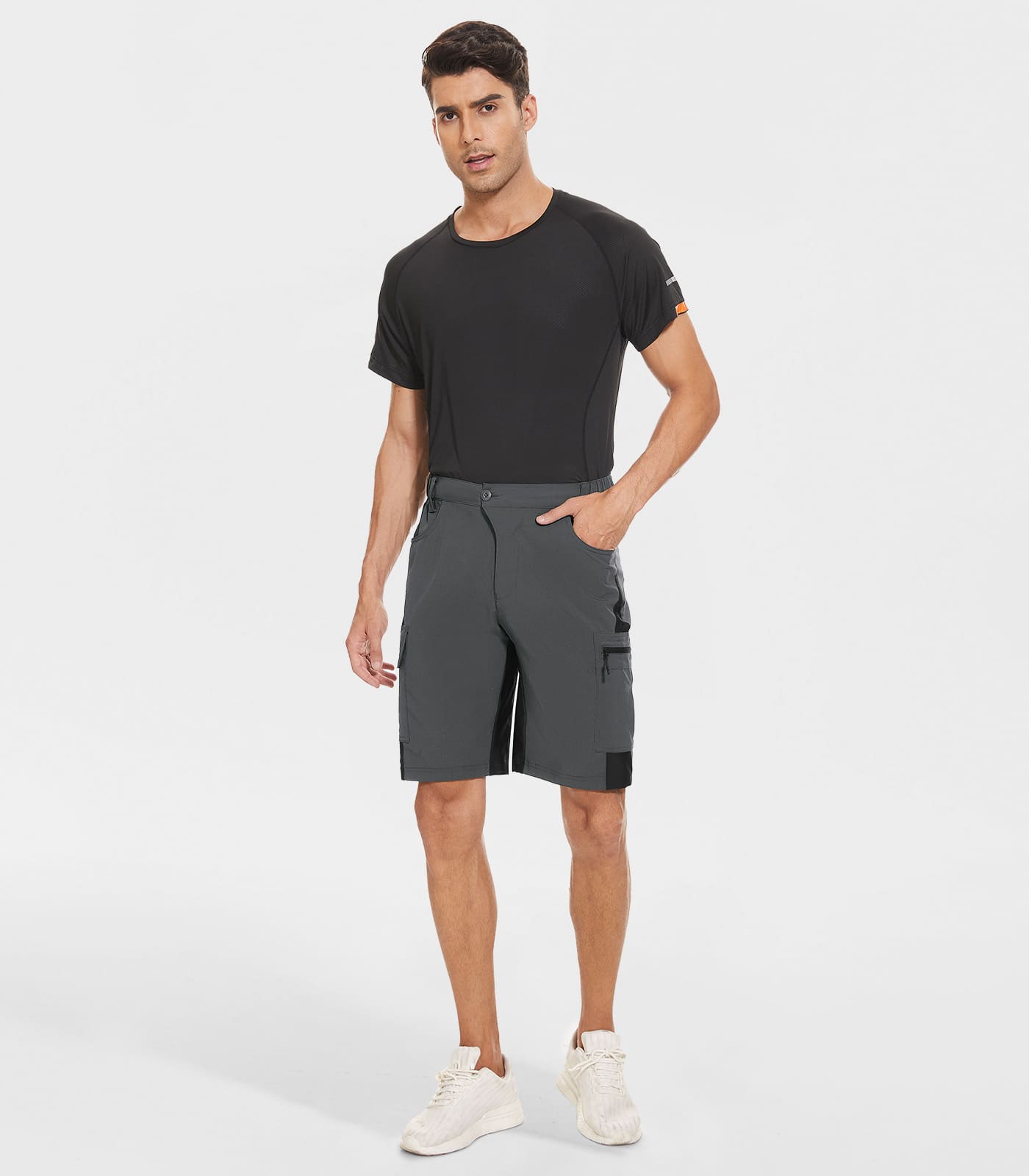Pantaloni scurți căptușiți pentru bicicletă montană pentru bărbați - CycleAir M013