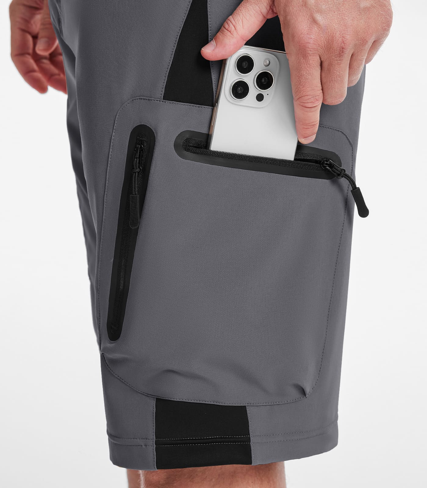 Pantaloncini Cargo da Trekking Uomo - TrailPioneer M001