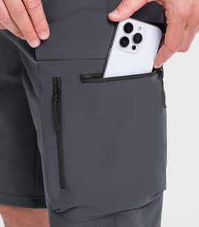 Herren Wander-Cargoshorts mit 7 Taschen, schnelltrocknend, lässig - TrailPioneer M025