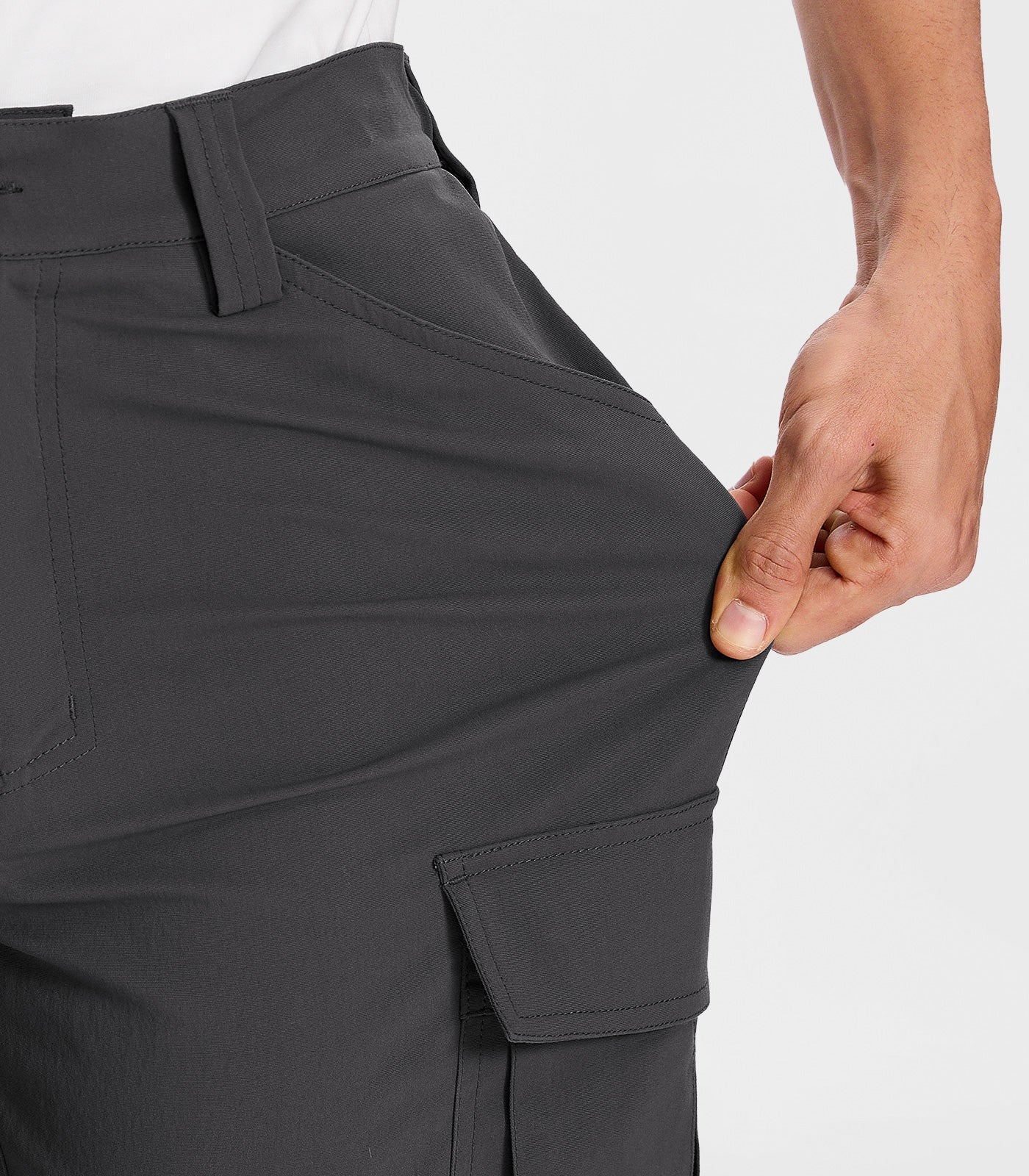 Pantaloni scurți cargo pentru drumeții bărbați - TrailPioneer M043