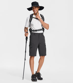 Pantaloni scurți cargo pentru drumeții bărbați - TrailPioneer M043