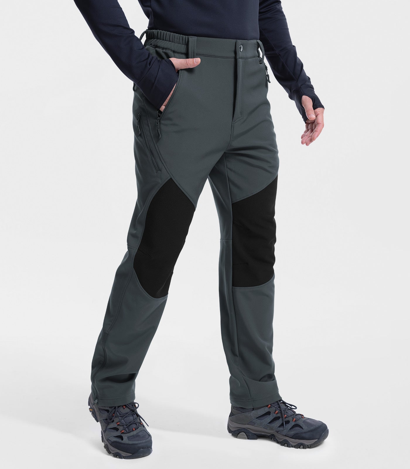 Pantalones de esquí para hombre con forro polar impermeables - SnowVenture M041