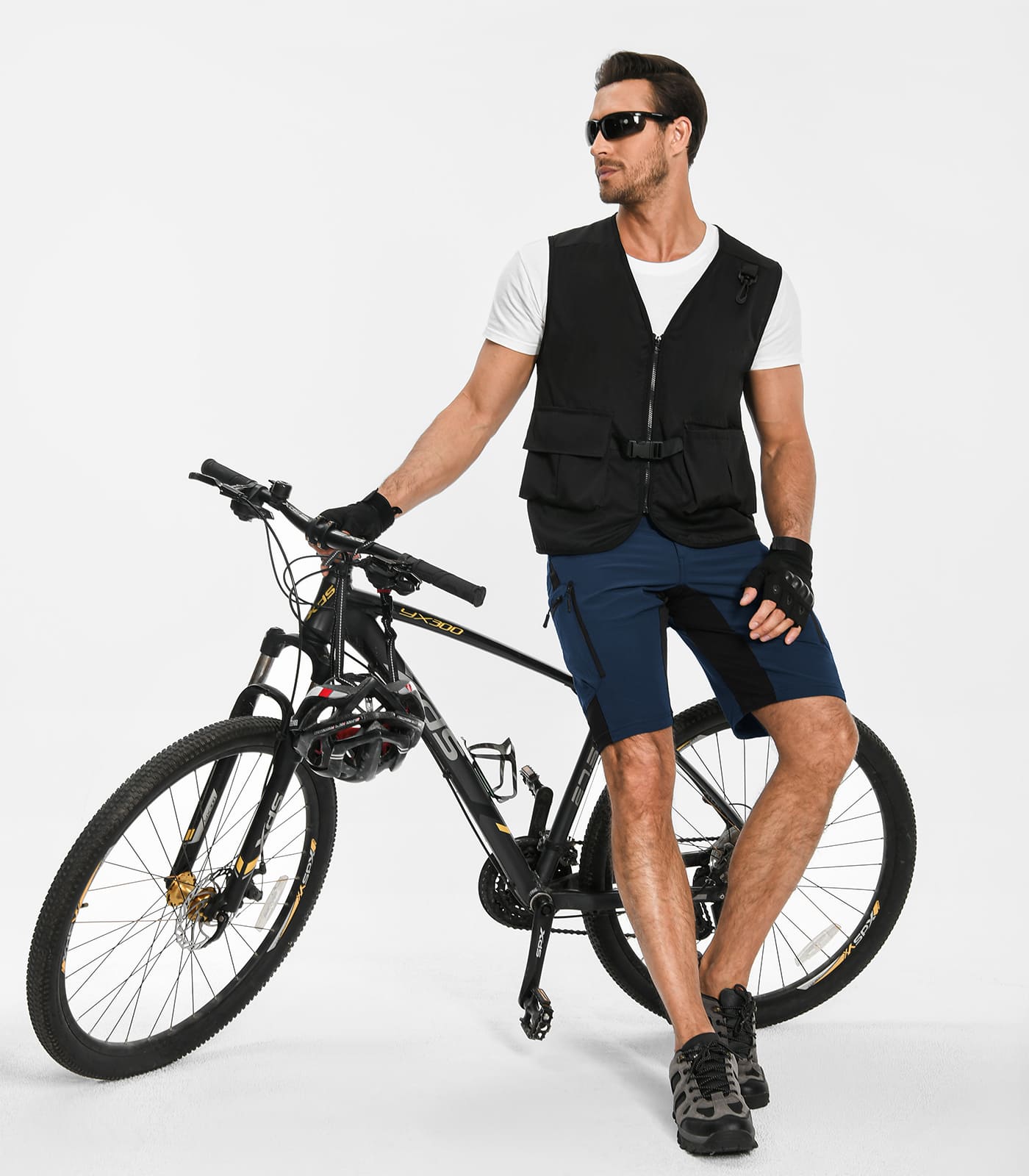 Pantaloncini imbottiti da uomo per mountain bike - CycleAir M027