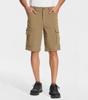 Pantaloni scurți cargo pentru drumeții bărbați - TrailPioneer M043