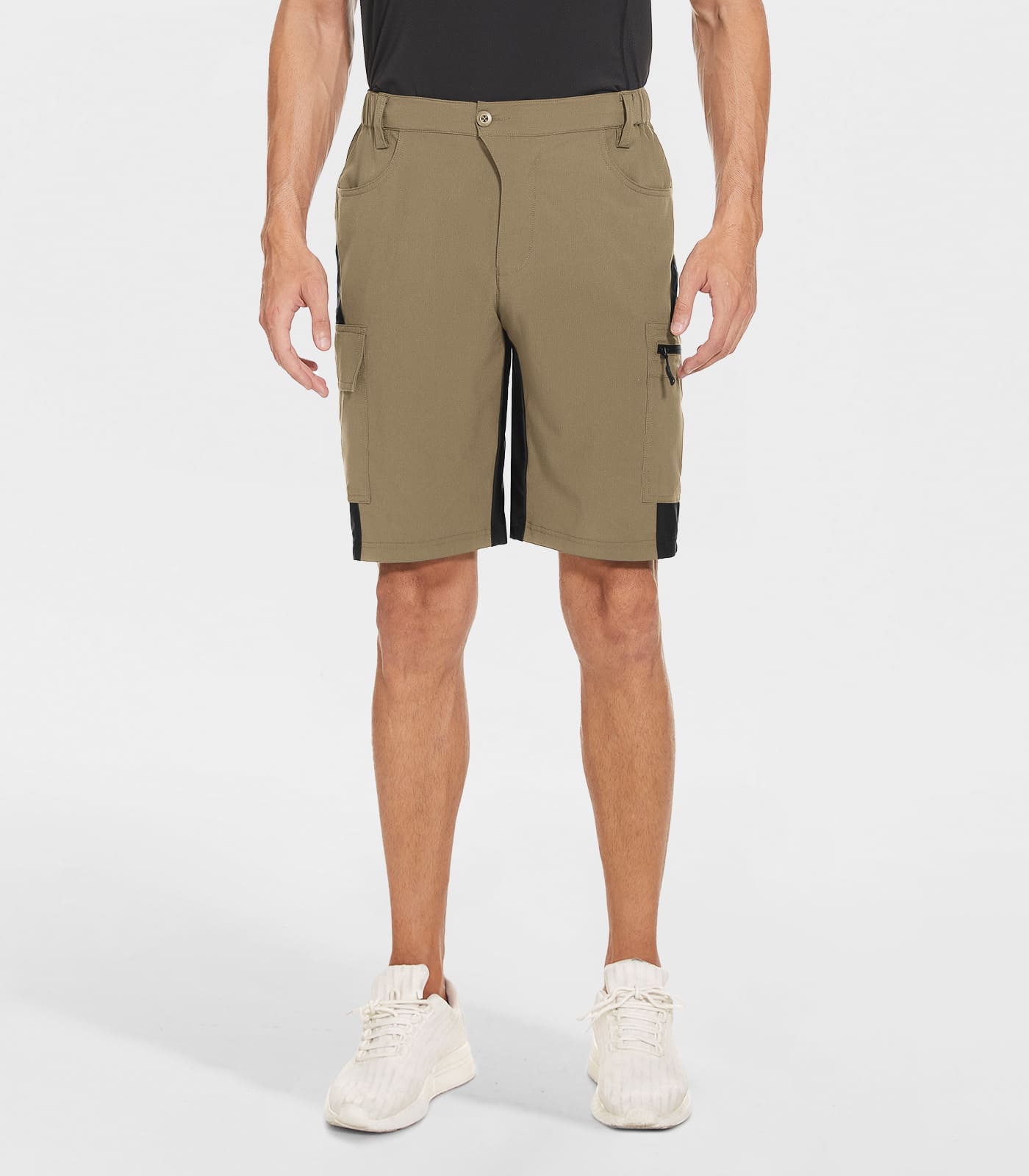 Pantaloncini da trekking cargo da uomo con 5 tasche asciugatura rapida - TrailPioneer M013