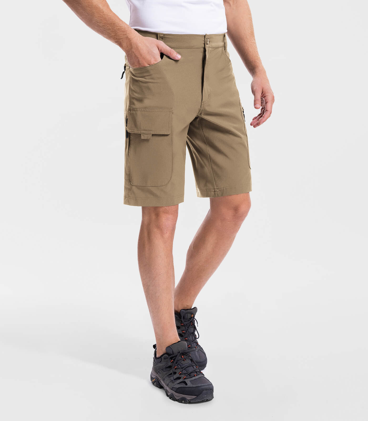 Herren Cargo Wander-Shorts Leicht Wasserabweisend - TrailPioneer M026