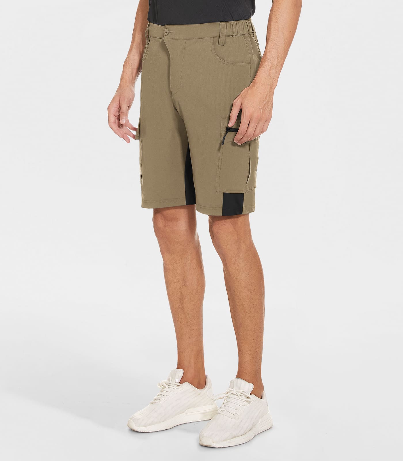 Pantaloncini da trekking cargo da uomo con 5 tasche asciugatura rapida - TrailPioneer M013