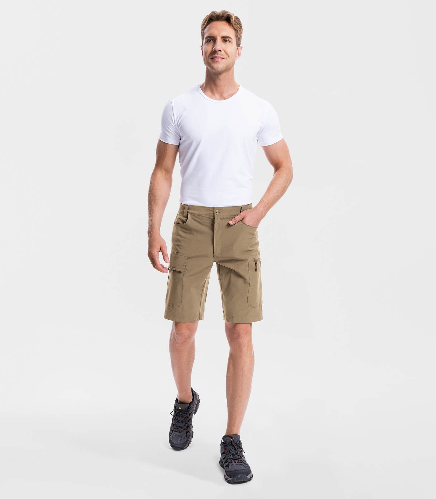 Herren Cargo Wander-Shorts Leicht Wasserabweisend - TrailPioneer M026