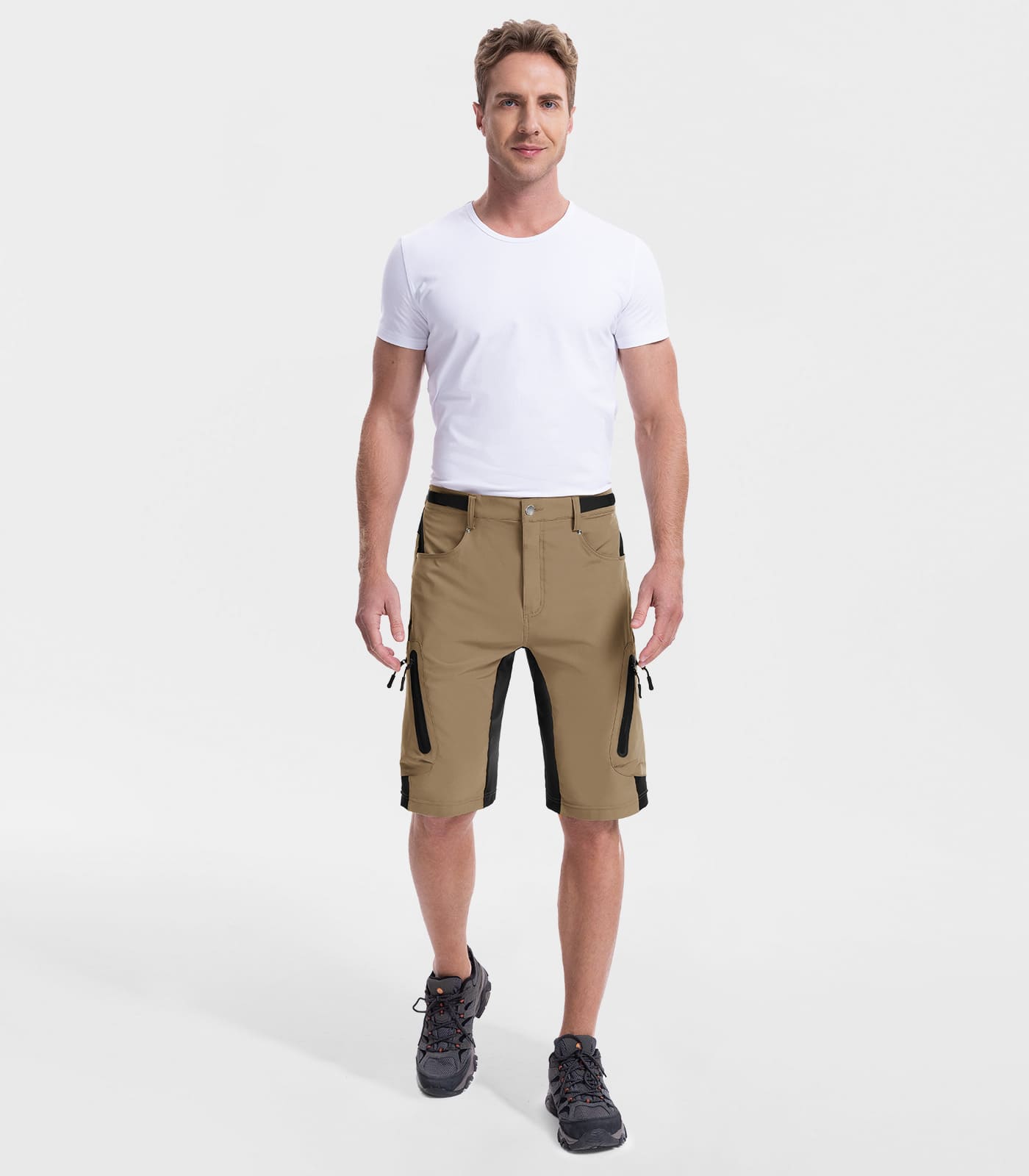 Pantaloncini Cargo da Trekking Uomo - TrailPioneer M001