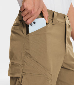 Pantaloni scurți cargo pentru drumeții bărbați - TrailPioneer M043