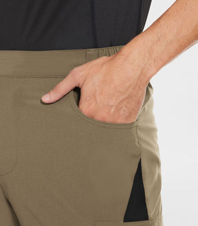 Pantaloncini da trekking cargo da uomo con 5 tasche asciugatura rapida - TrailPioneer M013