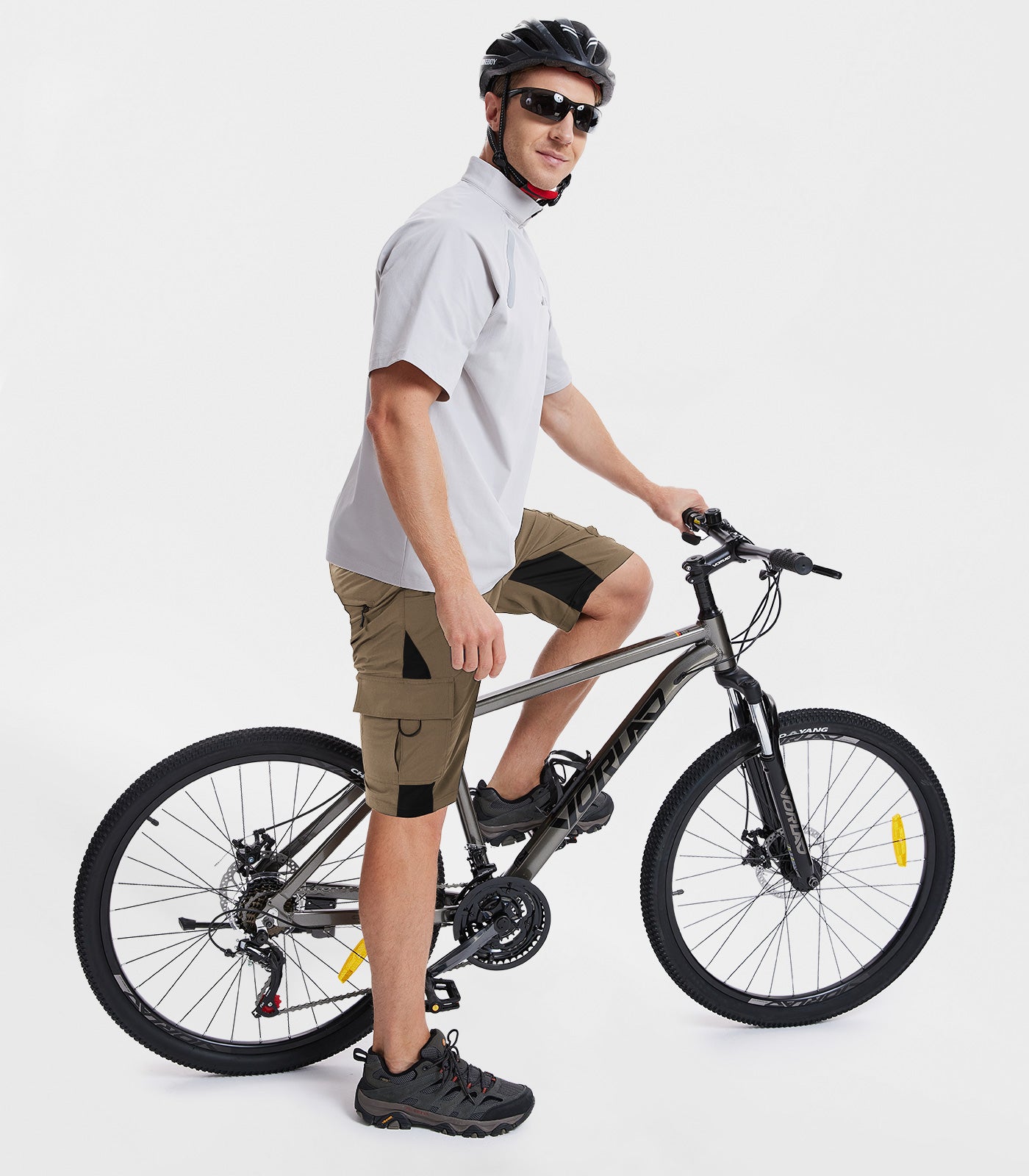 Pantaloni scurți căptușiți pentru bicicletă montană pentru bărbați - CycleAir M013