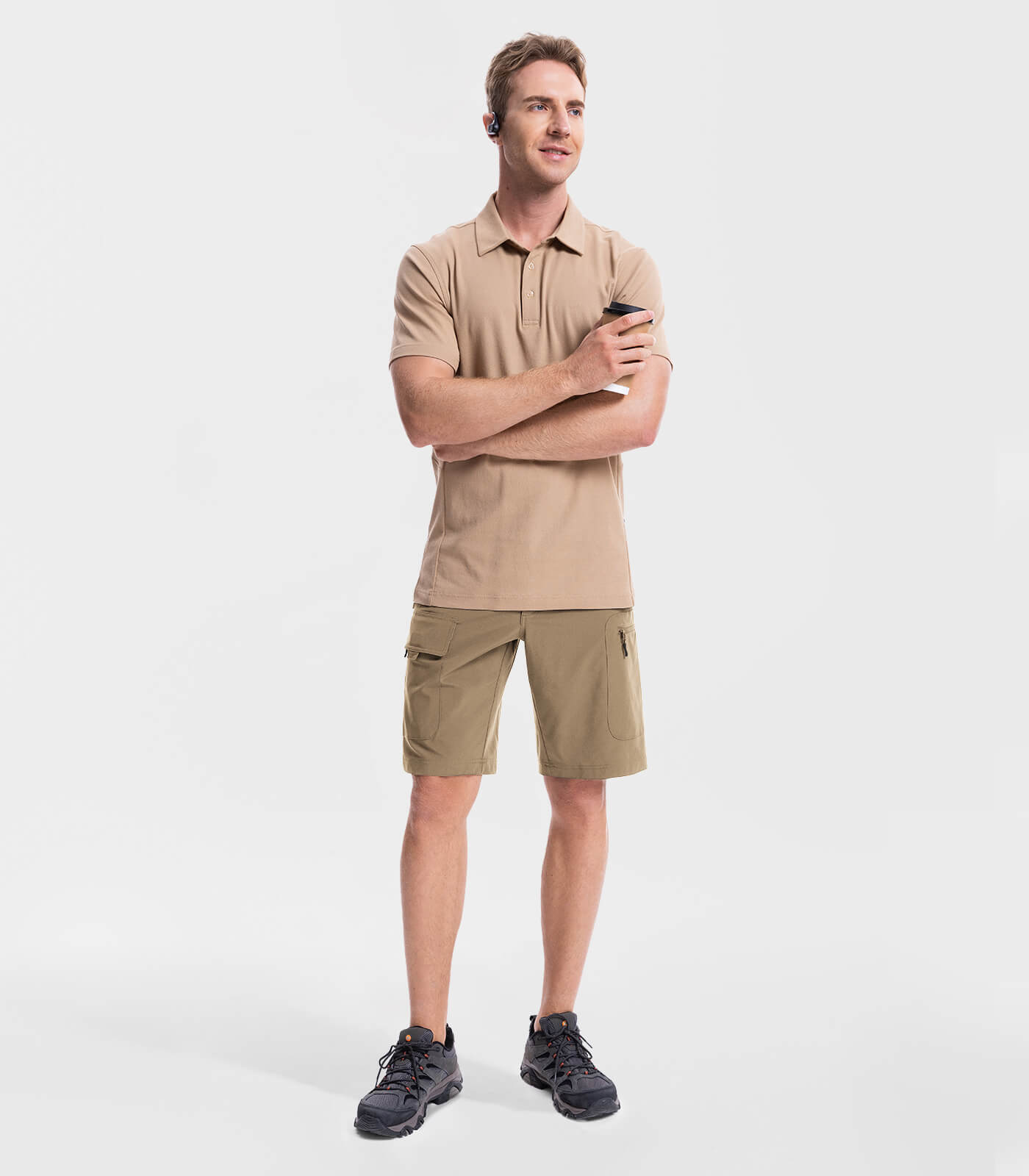 Herren Cargo Wander-Shorts Leicht Wasserabweisend - TrailPioneer M026