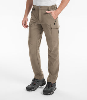 Pantalones Cargo de Senderismo para Hombre Resistente al Agua de Secado Rápido - HikerFlex M033
