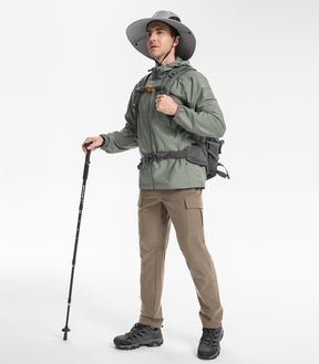 Pantalones Cargo de Senderismo para Hombre Resistente al Agua de Secado Rápido - HikerFlex M033