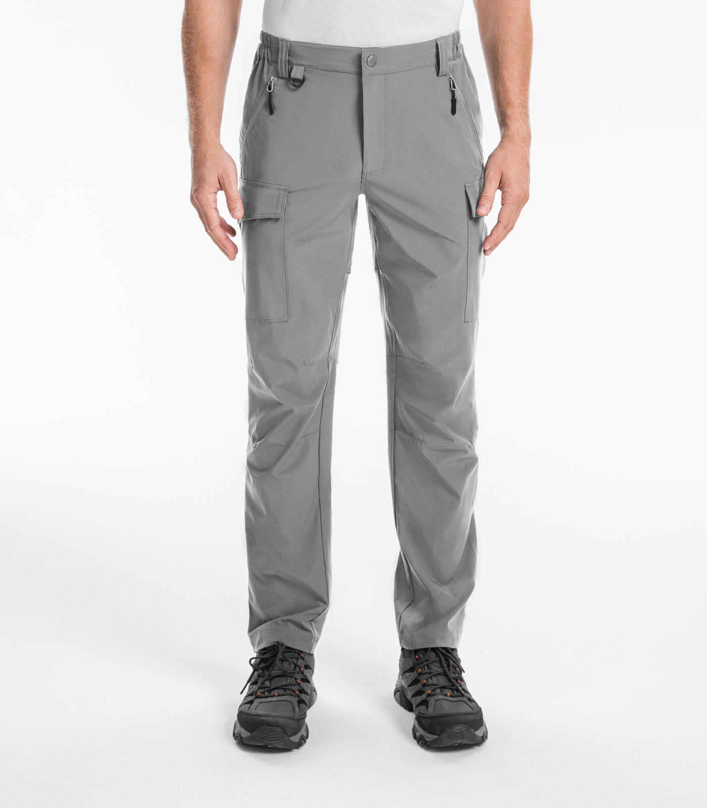 Pantalones Cargo de Senderismo para Hombre Resistente al Agua de Secado Rápido - HikerFlex M033