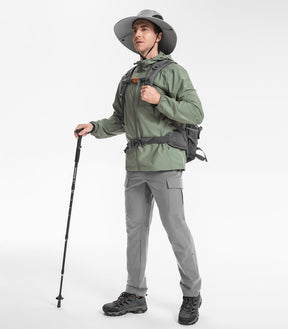 Pantalones Cargo de Senderismo para Hombre Resistente al Agua de Secado Rápido - HikerFlex M033