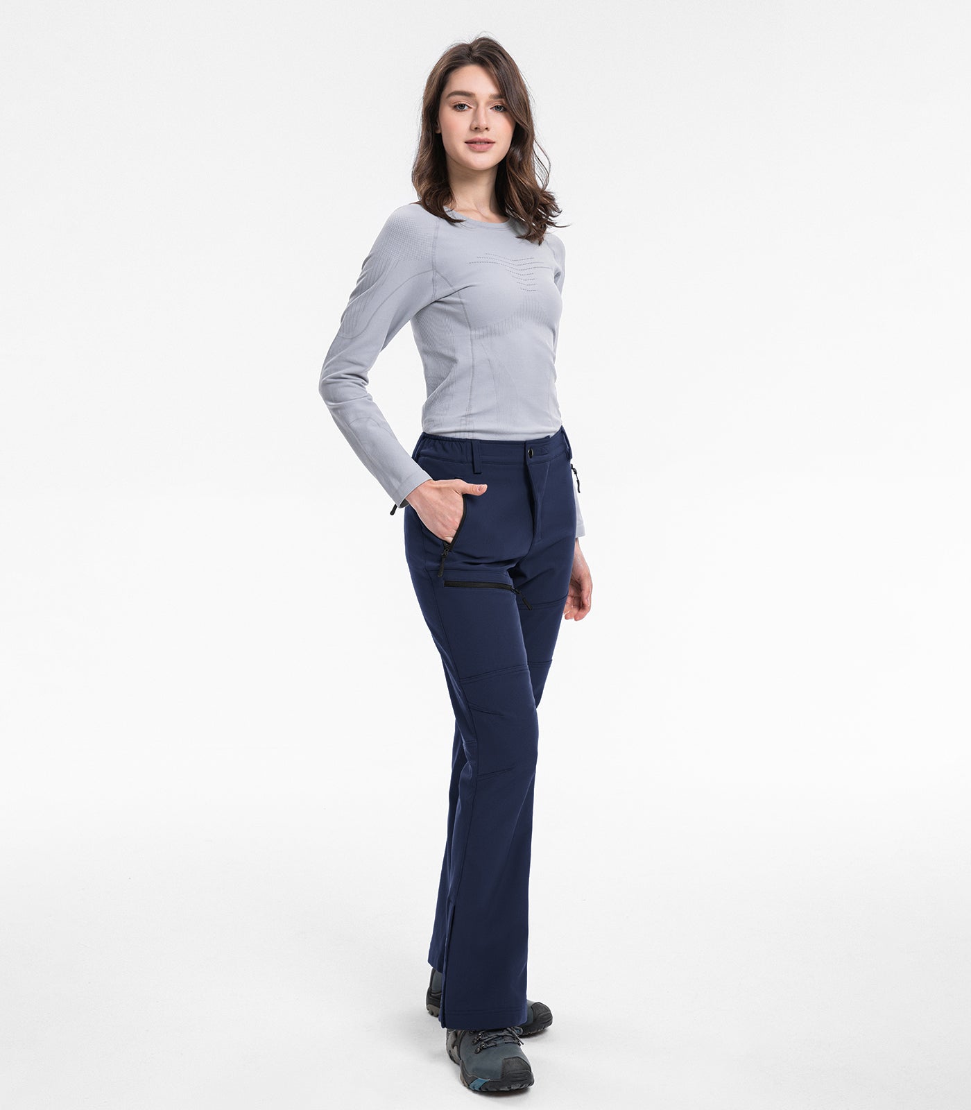 Damen Schneeski Flare Wanderhose - SnowVenture W021