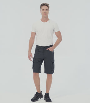 Herren Wander-Cargoshorts mit 7 Taschen, schnelltrocknend, lässig - TrailPioneer M025