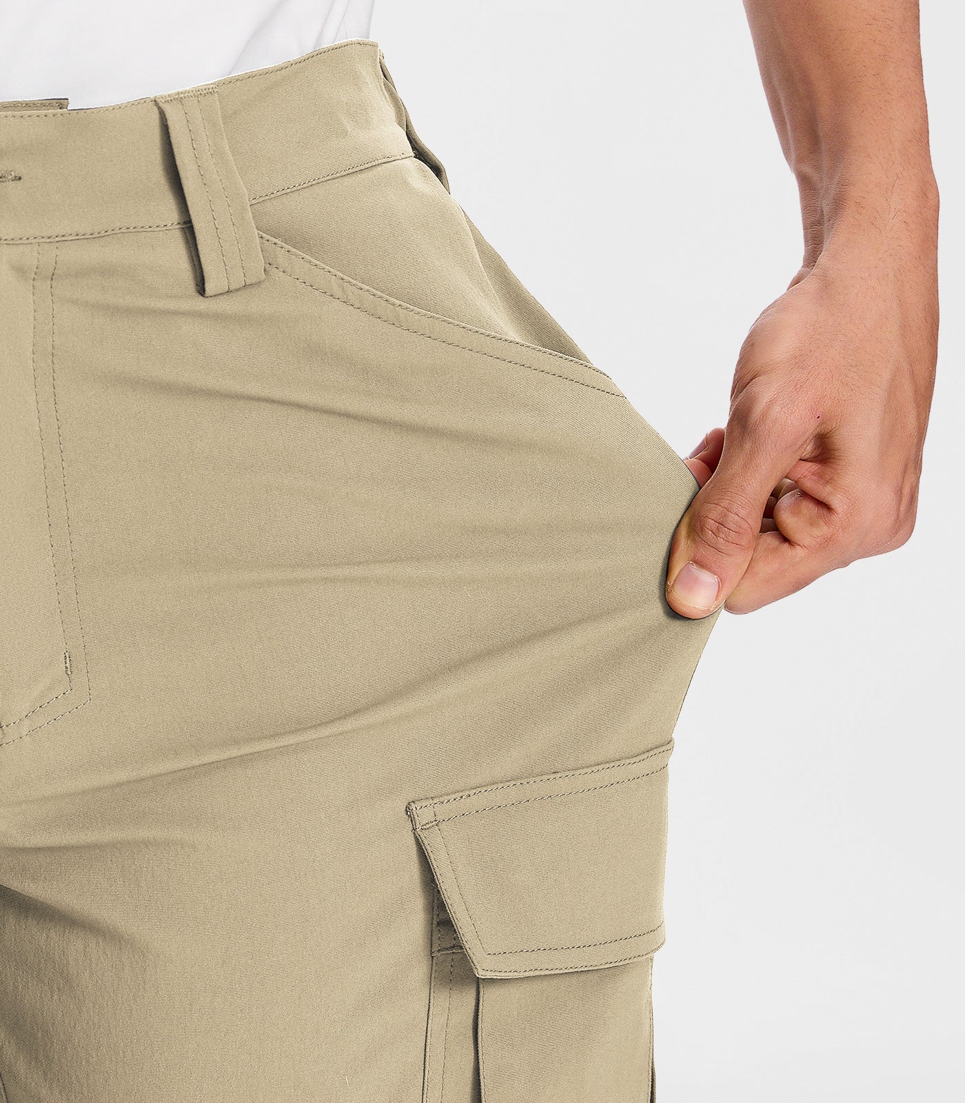 Pantaloni scurți cargo pentru drumeții bărbați - TrailPioneer M043