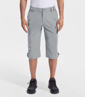 Bermuda cargo 3/4 pour hommes - Capris d'extérieur TrailPioneer M031
