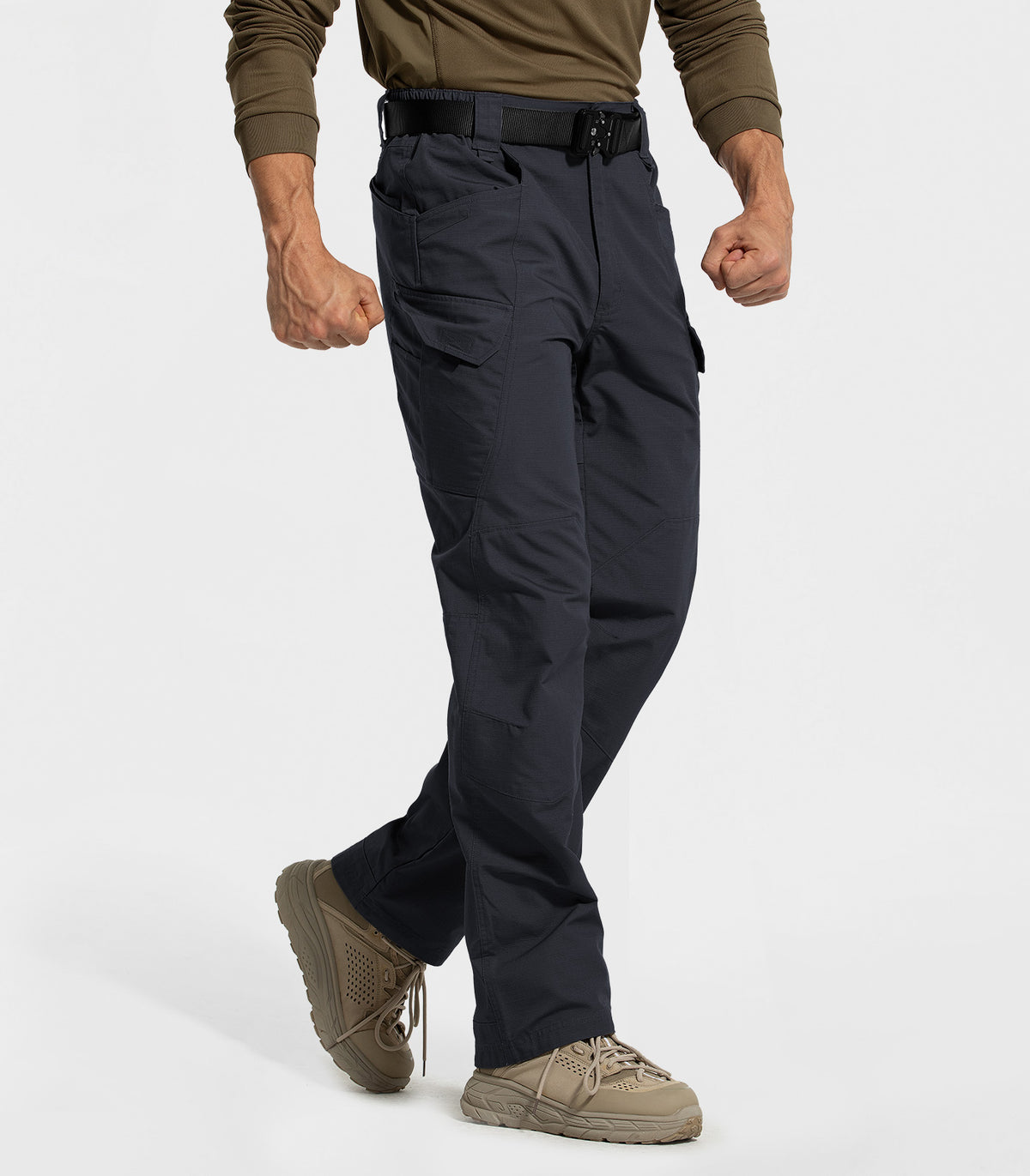 Men's Cargo Tactical Pants #Color_Navy