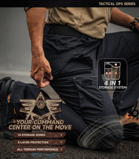 Pantaloni tactici cargo pentru bărbați - HikerFlex M052